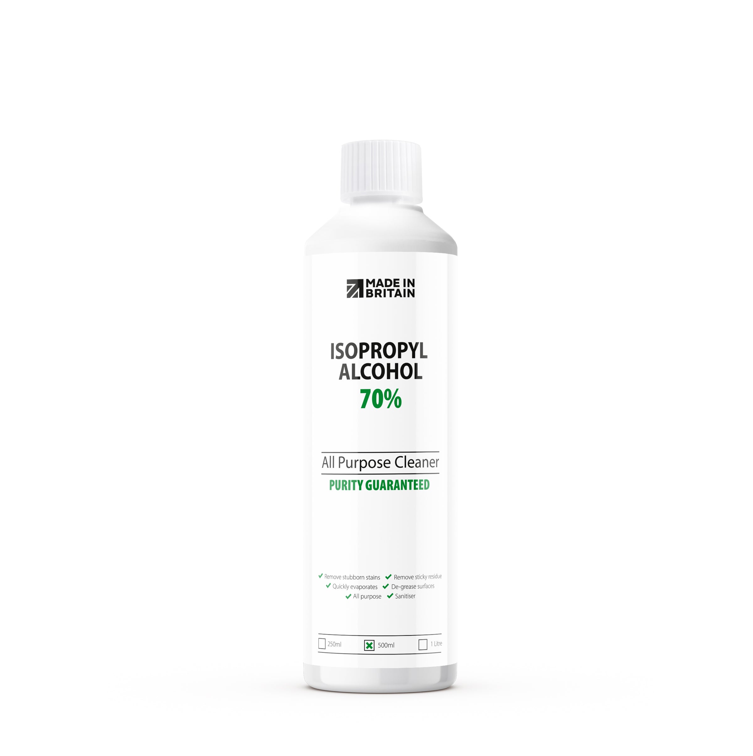ChemLab - 70% Isopropanol Isopropyl All-Purpose Rubbing Alcohol | Disinfectant, Household Cleaner and Degreaser - Suitable for Electronics, Glass, Removing Grease and Glue 500ml