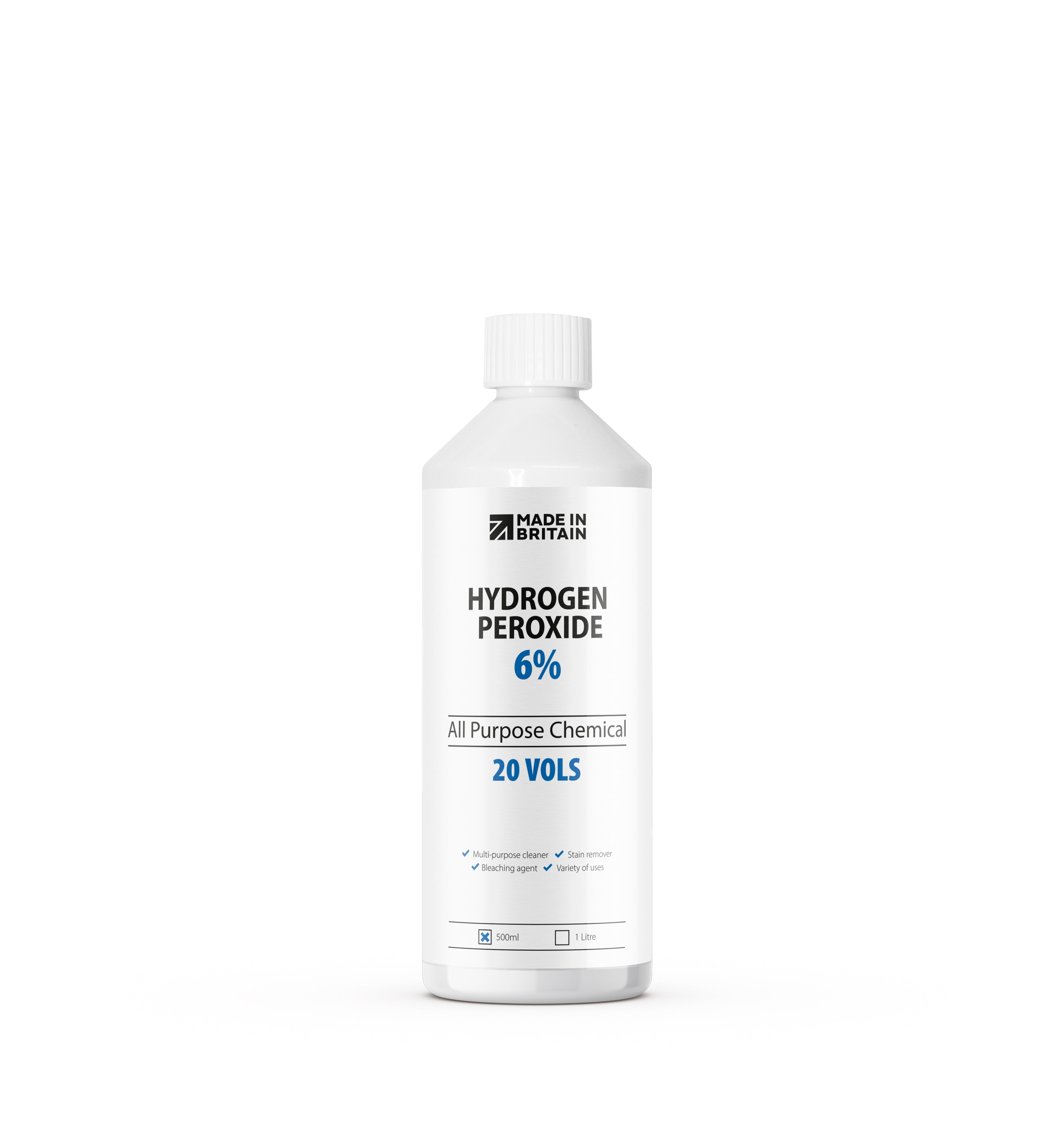 ChemLab Hydrogen Peroxide 6% Solution, 20 Vols, 500ml