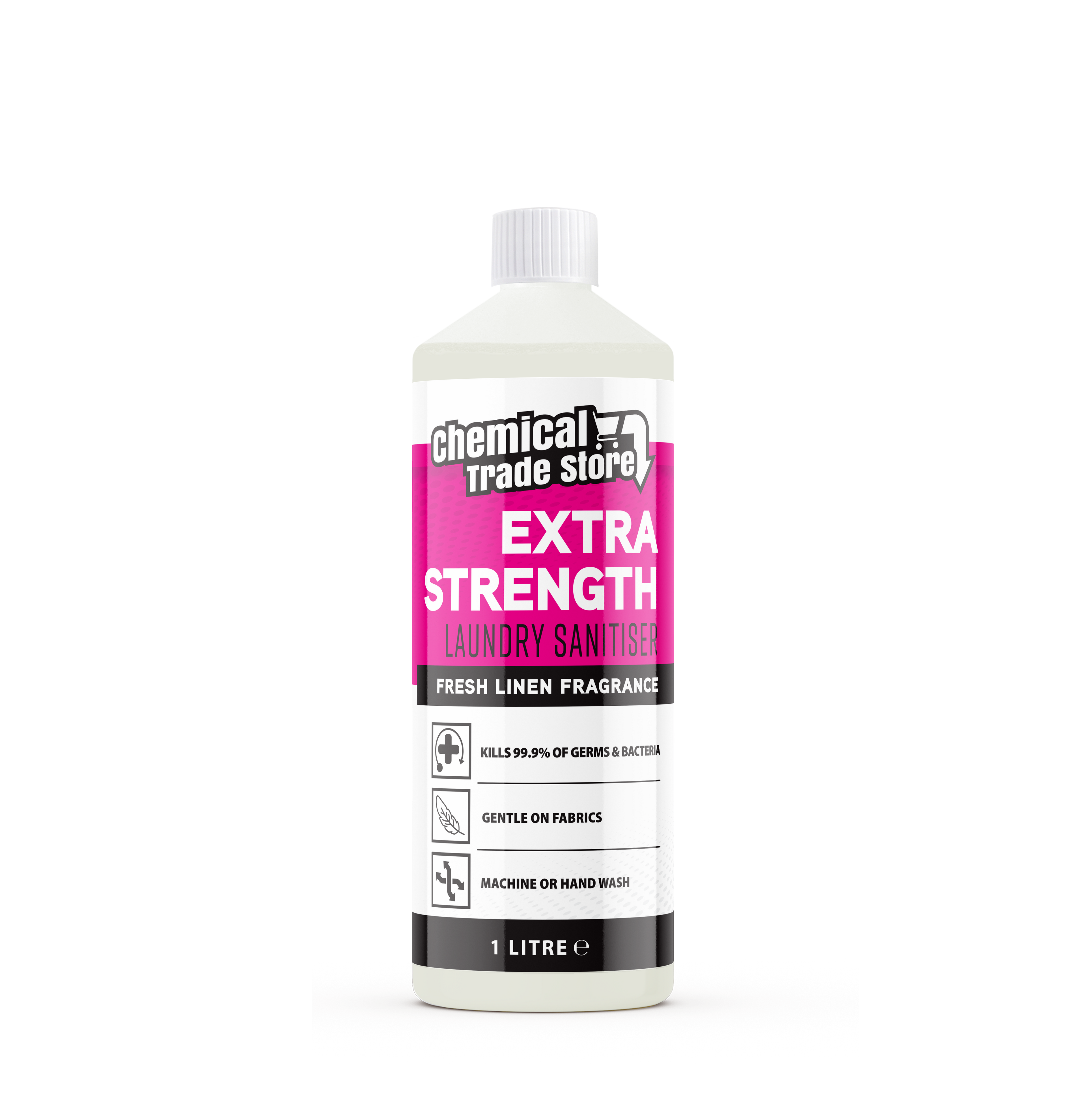 Chemical Trade Store Laundry Sanitiser 1L, Kills 99.9% Germs, Fresh Linen Scent, Fabric Disinfectant for Clothes, Towels, Sportswear and Pet Bedding